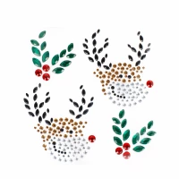 2. Craft With Fun Ozdoba Dekoracyjna Kryształki Boże Narodzenie Samoprzylepne 501889