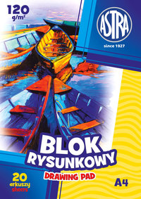 1. Astra Blok Rysunkowy A4 120g 106111001