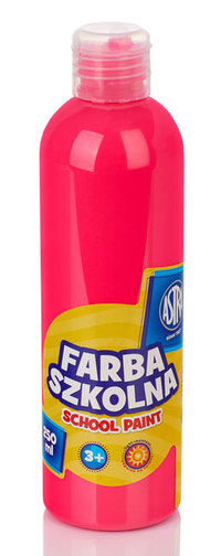 1. Astra Farba Szkolna 250 ml - Fluorescencyjna Różowa 301217032