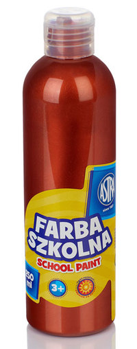 1. Astra Farba Szkolna 250 ml - Metaliczna Miedziana 301217035