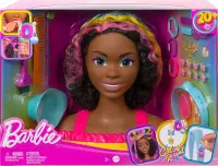 2. Mattel Barbie Glowa do Stylizacji Kręcone Wlosy hmd79