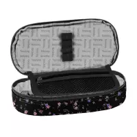 2. BeUniq Piórnik Tuba Usztywniona Purple Flowers BU25KF-013
