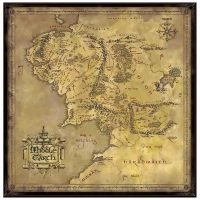 4. Puzzle Władca Pierścieni - Mapa Śródziemia 1000 elementów