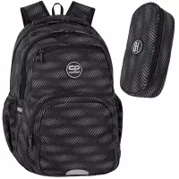 1. CoolPack Pick Plecak Szkolny Młodzieżowy Obsydian F099896 + Piórnik F062896