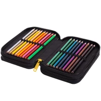 2. CoolPack Jumper 3 Piórnik Trzykomorowy z Wyposażeniem Darker Night D067331