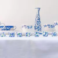 6. Komplet kości Full Art: Porcelana