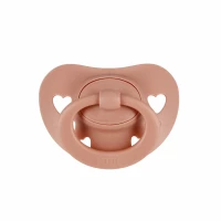2. Nuk Smoczek Uspokajający Silikonowy 0-6m Signature Biały/Różowy 2szt 541430
