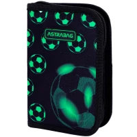 5. AstraBag Piórnik AC11 Pojedynczy Jednoklapkowy z Wyposażeniem Neo Football 503024063