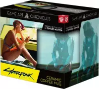 1. Kubek Ceramiczny Game Art Chronicles Cyberpunk 2077 V & Edward Hopper
