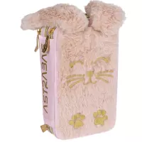 5. AstraBag Piórnik Trzykomorowy z Wyposażeniem AC31 FLUFFY BUNNY 503024083