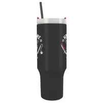 3. Kubek Podróżny ze Słomką Stranger Things - Hellfire Club - 1180 ml