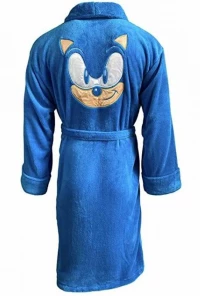 2. Szlafrok Męski Sonic Niebieski