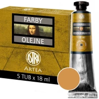 1. Astra Artea Farby Olejne 5 Tub 18ml Ugier Jasny 83410962