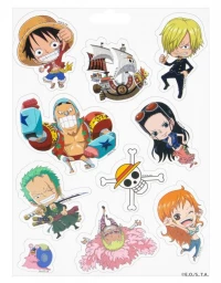 3.  Zestaw Magnesów One Piece - Chibi - 20 szt.