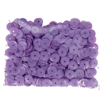 1. Craft With Fun Cekiny Łamane Okrągłe Pastelowe Fioletowe 439324
