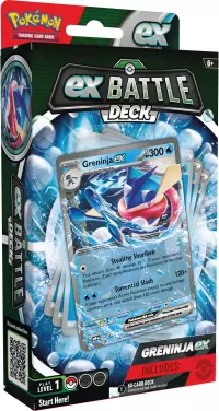 2. Pokemon TCG: Deluxe Battle Deck - Greninja Ex / Kangaskhan Ex - bundle (6 sztuk)