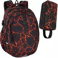 1. CoolPack Factor Plecak Szkolny Młodzieżowy Magma F002911 + Piórnik F060911