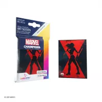 2. Gamegenic: Marvel Champions Art Sleeves (66x91 mm) - Koszulki na Karty - Black Widow 50+1 szt.