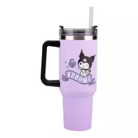 3. Kubek Podróżny ze Słomką Kuromi - 900 ml