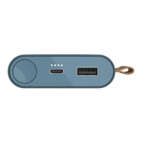 9. Fresh 'n Rebel Powerbank 12000 mAh USB-C Dive Blue
