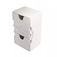 1. Gamegenic: Stronghold 200+ XL Convertible - Ekskluzywne Pudełko na Karty - White