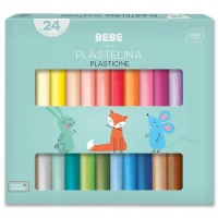 2. Interdruk Plastelina 24 kolory BEBE Kids 329851