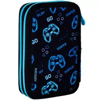 6. AstraBag Piórnik AC2 Dwukomorowy bez Wyposażenia Go Playing 503024061