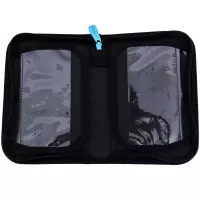 5. AstraBag Piórnik AC1 Pojedynczy Dwuklapkowy bez Wyposażenia Neon UFO 503025015