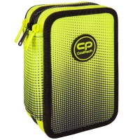 1. CoolPack Jumper 3 Piórnik Trzykomorowy Z Wyposażeniem Gradient Lemon E67510/F