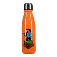 3. Butelka Aluminiowa Minecraft - 600 ml