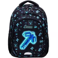 1. AstraBag Plecak Szkolny AB300 Dark Pixel 502025015