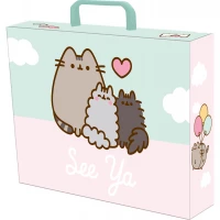 2. St.Majewski Teczka z Rączką A4 XL Pusheen Rowerek 663321