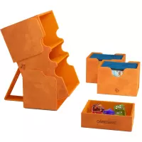 4. Gamegenic: Stronghold 200+ XL Convertible - Ekskluzywne Pudełko na Karty - Orange