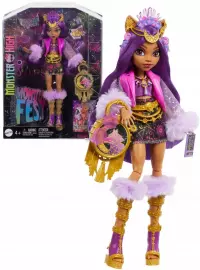 8. Mattel Monster High Fest Lalka Clawdeen Wolf Fashion + Akcesoria Festiwalowe HXH80
