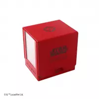 8. Gamegenic: Star Wars Unlimited Card Game - Twin Suns Deck Pod - Pudełko na Karty - Red