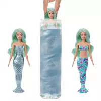 7. Mattel Lalka Barbie Niespodzianka Color Rev Syrenka HRK12