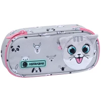 1. AstraBag Piórnik AC6 Saszetka Usztywniona Kitty the Cute 505023065