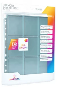 1. Gamegenic: Ultrasonic 9-Pocket Pages Sideloading - Koszulki do Segregatora (10 szt)