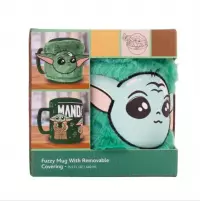 6. Gwiezdne Wojny Mandalorian Kubek z Futerkiem - Grogu