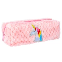 4. Starpak Piórnik Pluszowy Pink Unicorn Szkolny 490727