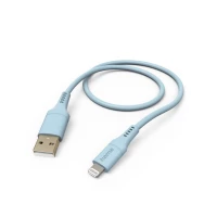1. Hama Kabel Ładujący DATA "FLEXIBLE", USB-A - LIGHTNING 1,5 m Silikon Niebieski