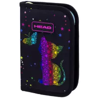 1. Head Piórnik AC1 Pojedynczy Dwuklapkowy bez Wyposażenia Golden Effect Rainbow Kitty 503025037