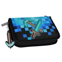 5. Starpak Piórnik Dwuklapkowy z Wyposażeniem Pixel Blue 552623