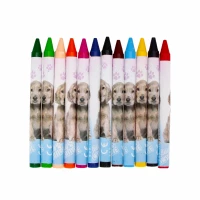 2. Starpak Kredki Woskowe 12 Kolorów Doggy 532174