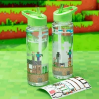 2. Zestaw Prezentowy Minecraft : Butelka + Naklejki