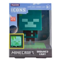 1. Lampka Minecraft Icon Zombie - Topielec