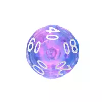 7. Komplet kości REBEL RPG - Kamienie Księżycowe - Orchidea
