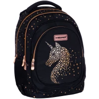 4. Head Plecak Szkolny AB330 Golden Effect Classy Gold 502023084