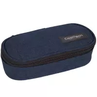 1. Coolpack Campus Piórnik Tuba Usztywniona z Organizerem Snow Dark Blue E62024