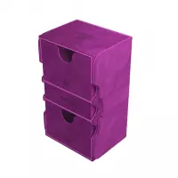 2. Gamegenic: Stronghold 200+ XL Convertible - Ekskluzywne Pudełko na Karty - Purple